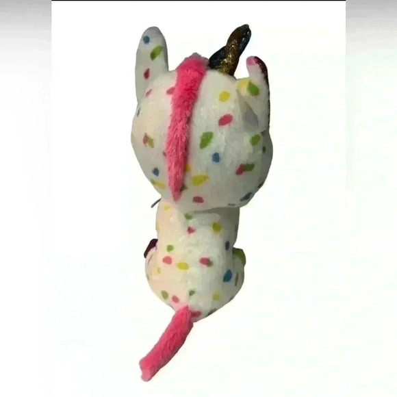 TY Beanie Boos Rainbow Unicorn Plush 10” Harmonie - Picture 3 of 3
